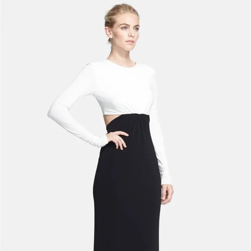 Rachel Zoe
Vera Two-Tone Cutout Maxi Dress size 4